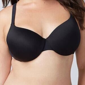 Lane Bryant Cacique Black Lightly Lined T-shirt Bra Size 42DDD